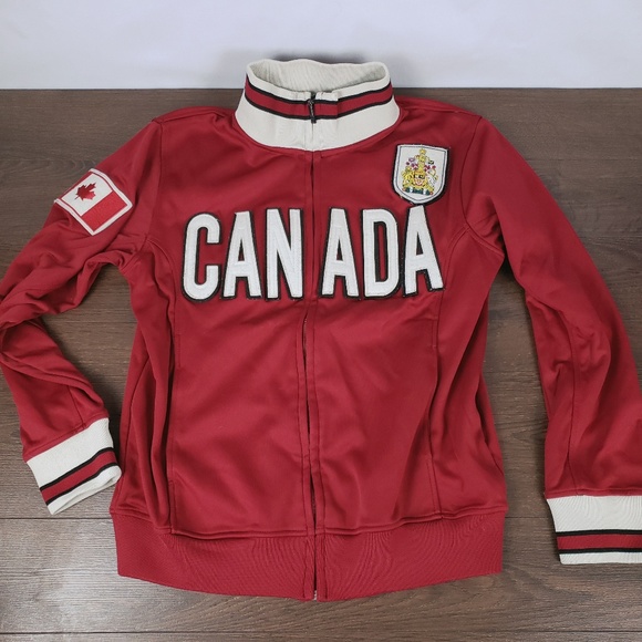 True North CANADA Kalson Track Jacket Sz Small Red - Picture 1 of 6